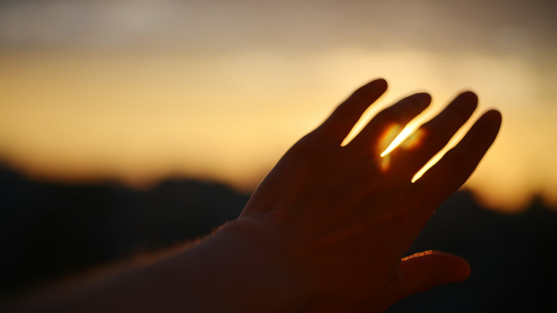 Silhouette reaching toward hope and light - symbolizing the recovery journey